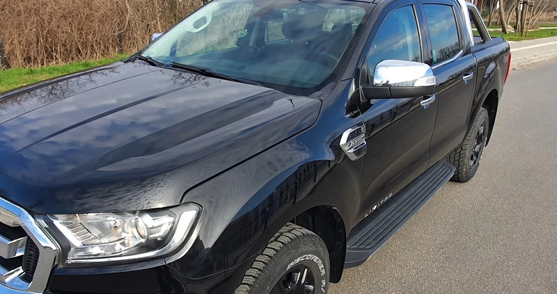 Ford Ranger cena 103900 przebieg: 189630, rok produkcji 2016 z Warszawa małe 436